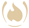 Yellow logo design for Bombay Grill House Brooklyn.